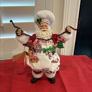 Kurt Adler  Santa Chef Holiday Decor